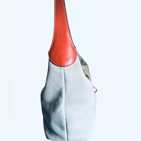 Dooney & Bourke Pebble Grain Logo Lock Hobo/Shoulder Bag - Picture 9 of 16